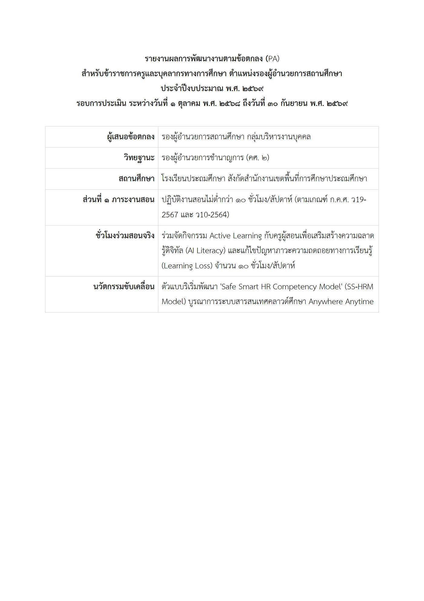 ตัวอย่างงาน หน้า 1
