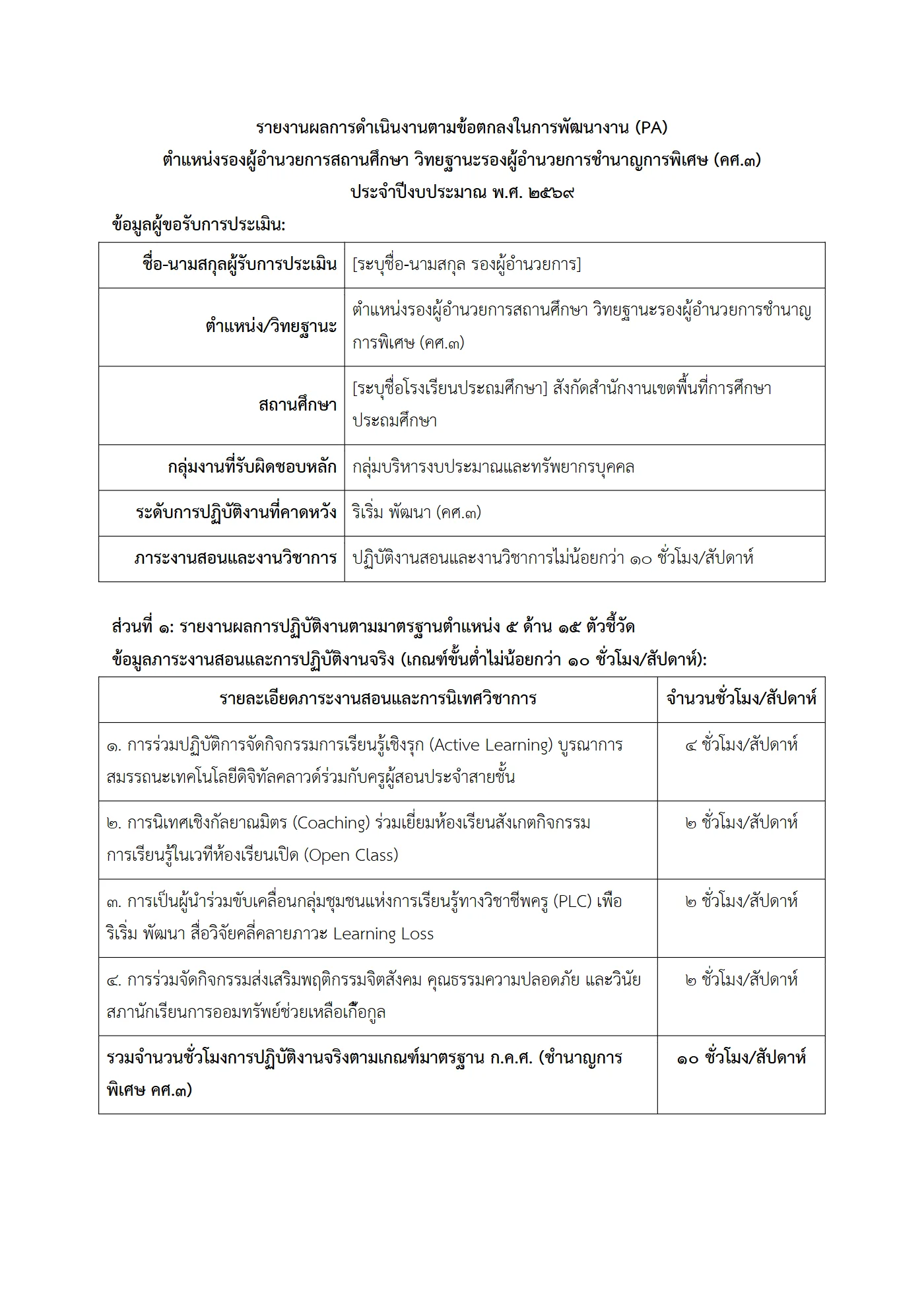 ตัวอย่างงาน หน้า 1