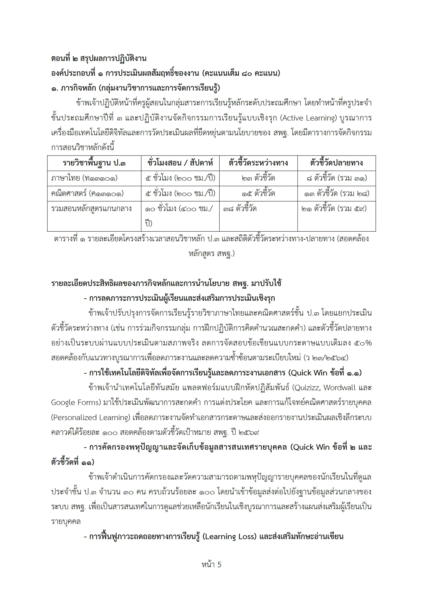 ตัวอย่างงาน หน้า 5