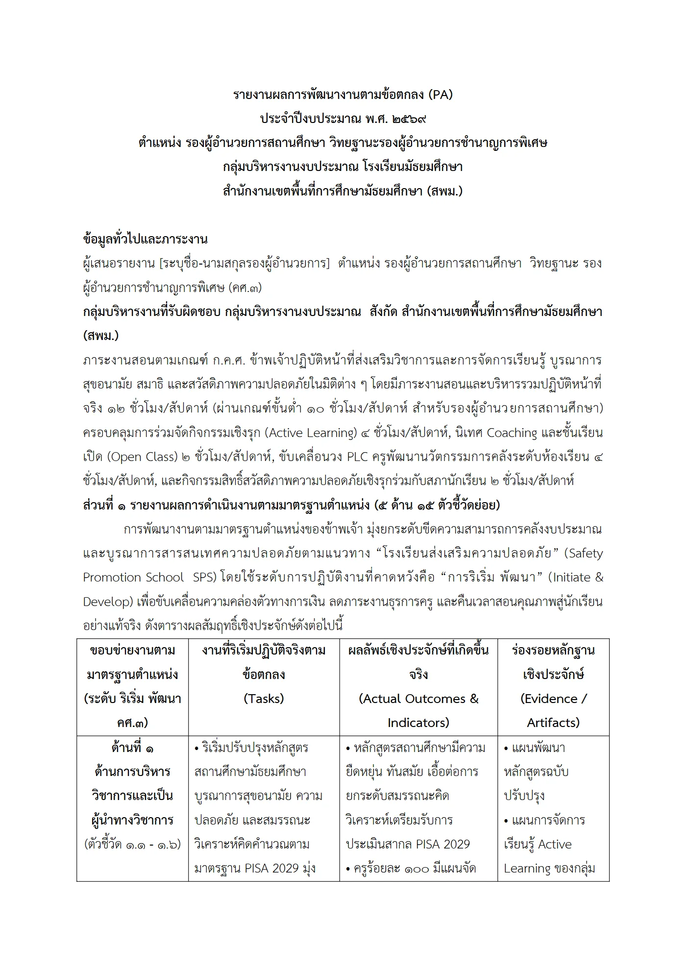 ตัวอย่างงาน หน้า 1