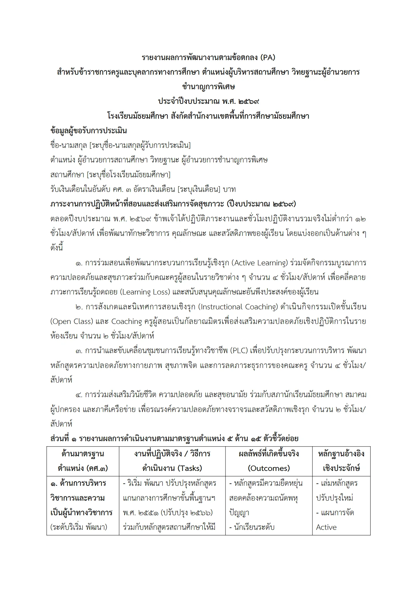 ตัวอย่างงาน หน้า 1