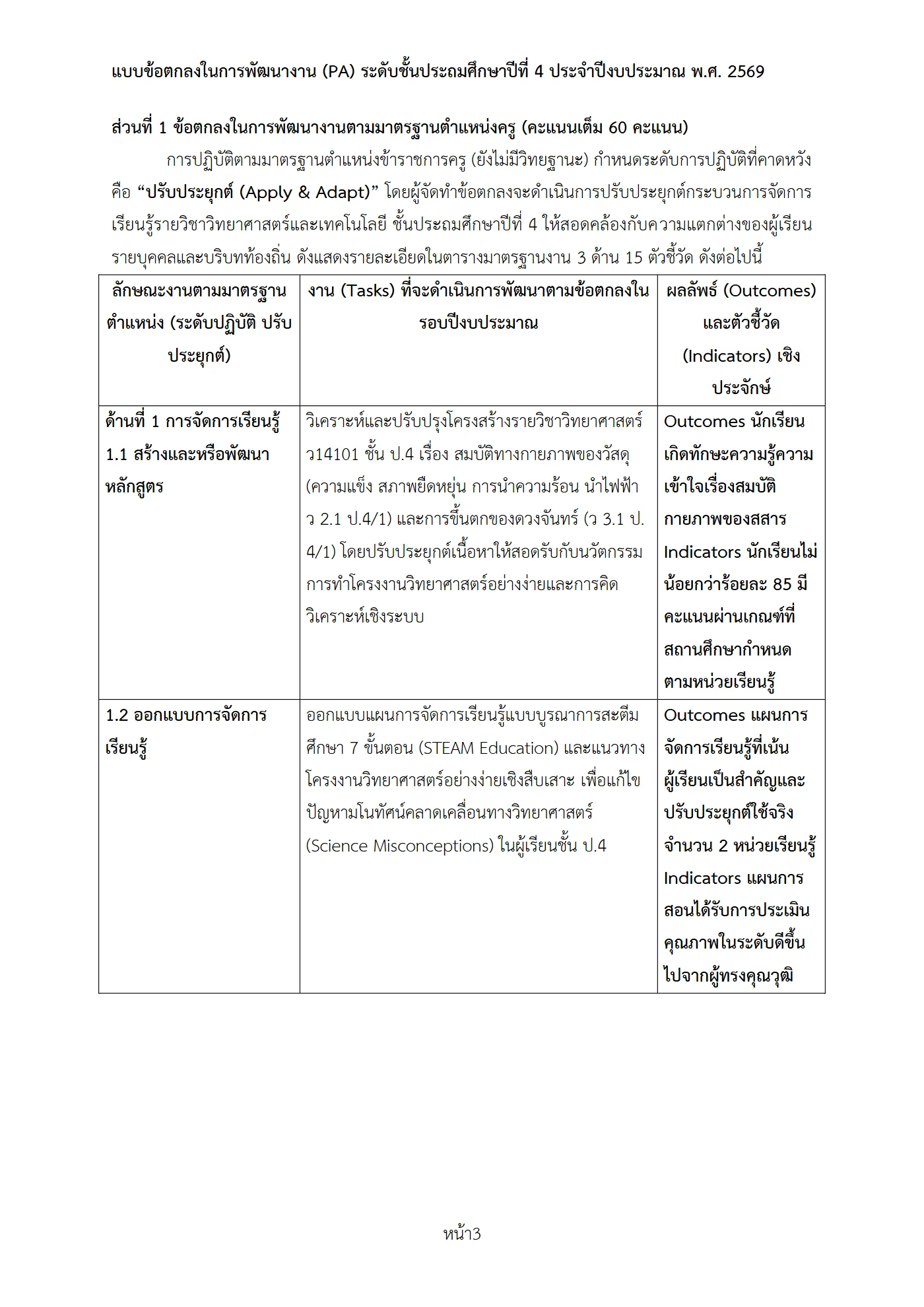 ตัวอย่างงาน หน้า 3
