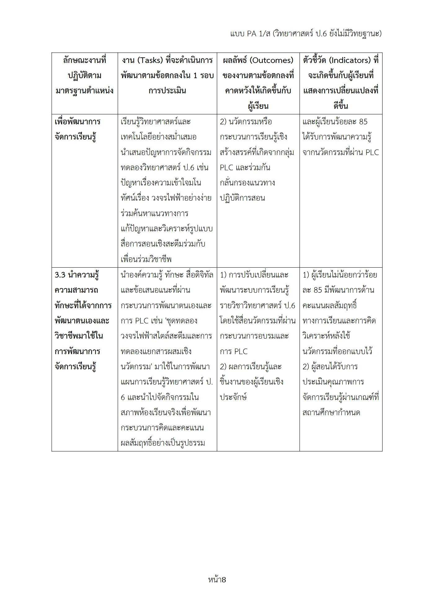 ตัวอย่างงาน หน้า 8