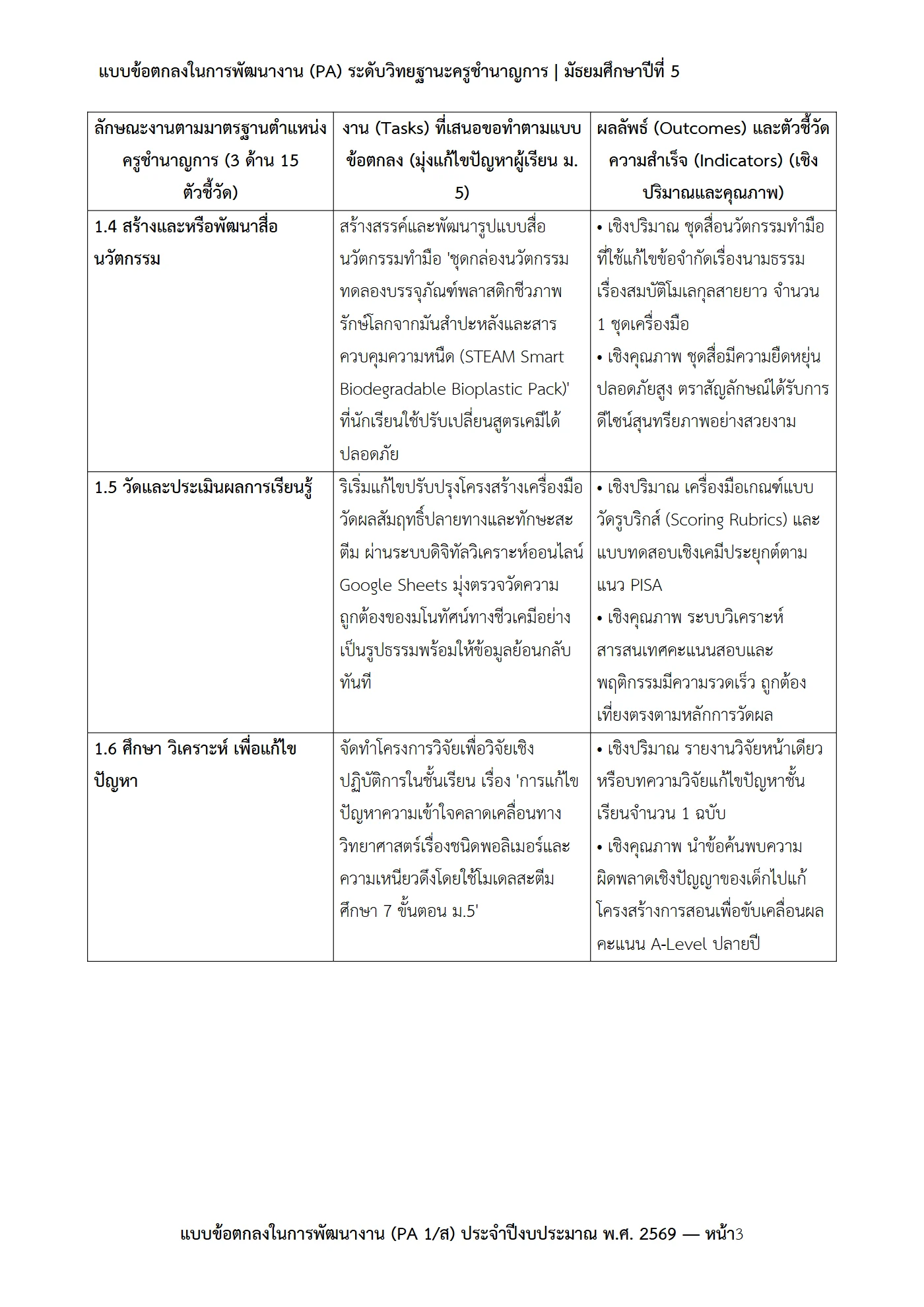 ตัวอย่างงาน หน้า 3