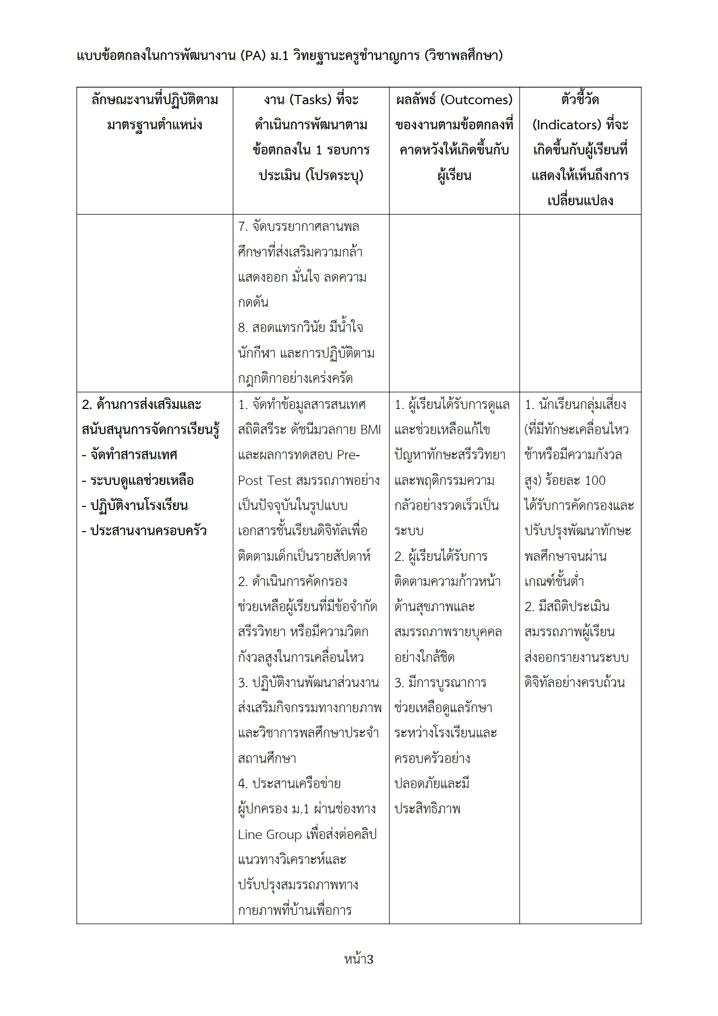 ตัวอย่างงาน หน้า 3