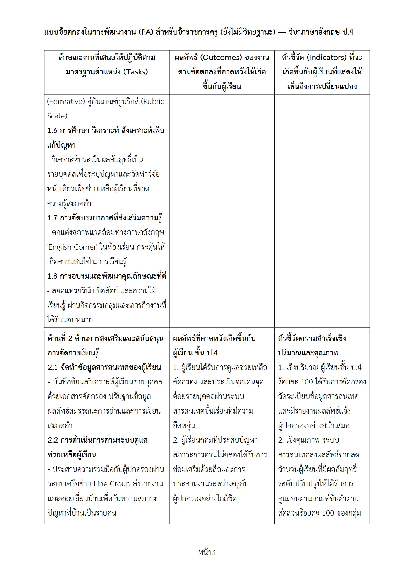 ตัวอย่างงาน หน้า 3