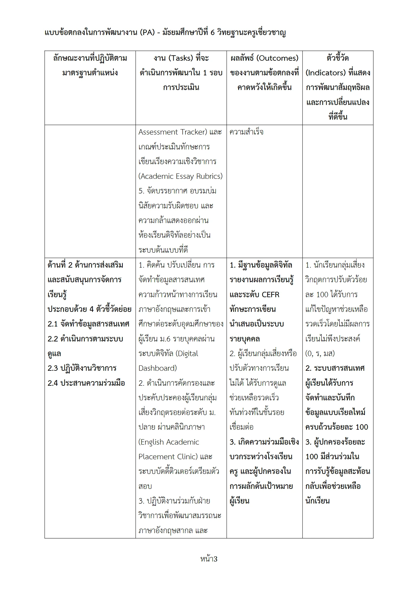 ตัวอย่างงาน หน้า 3