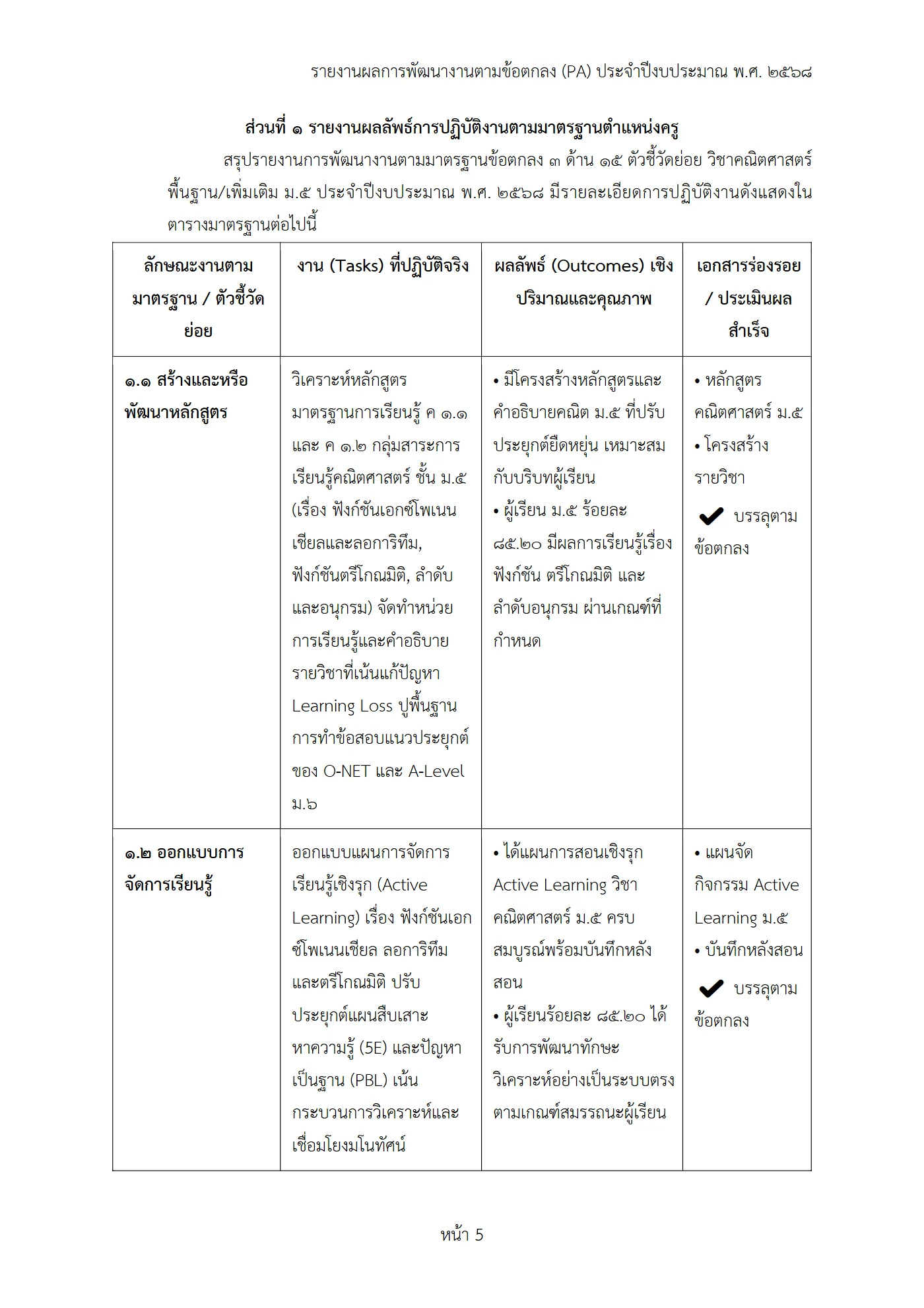 ตัวอย่างงาน หน้า 5