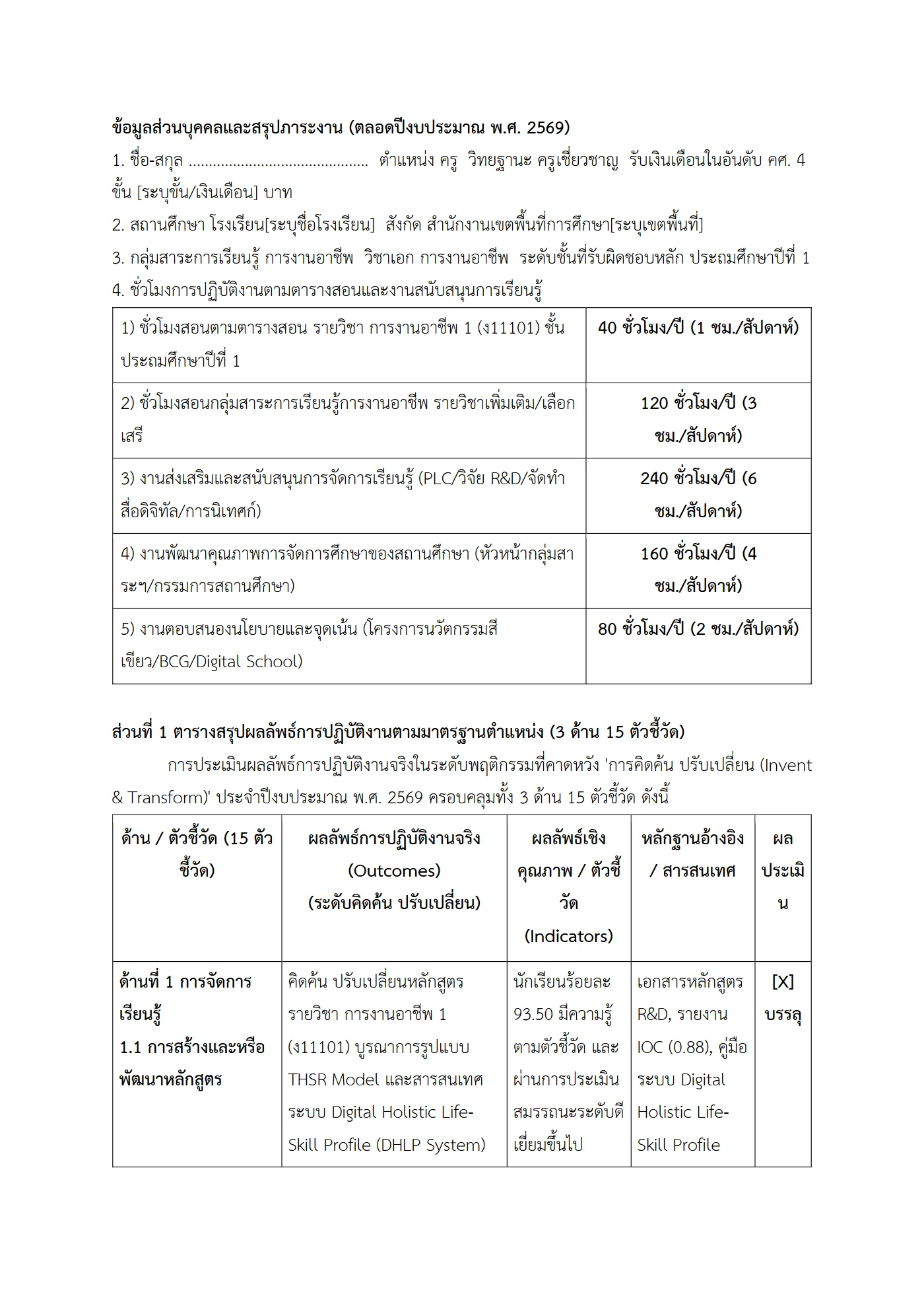 ตัวอย่างงาน หน้า 2