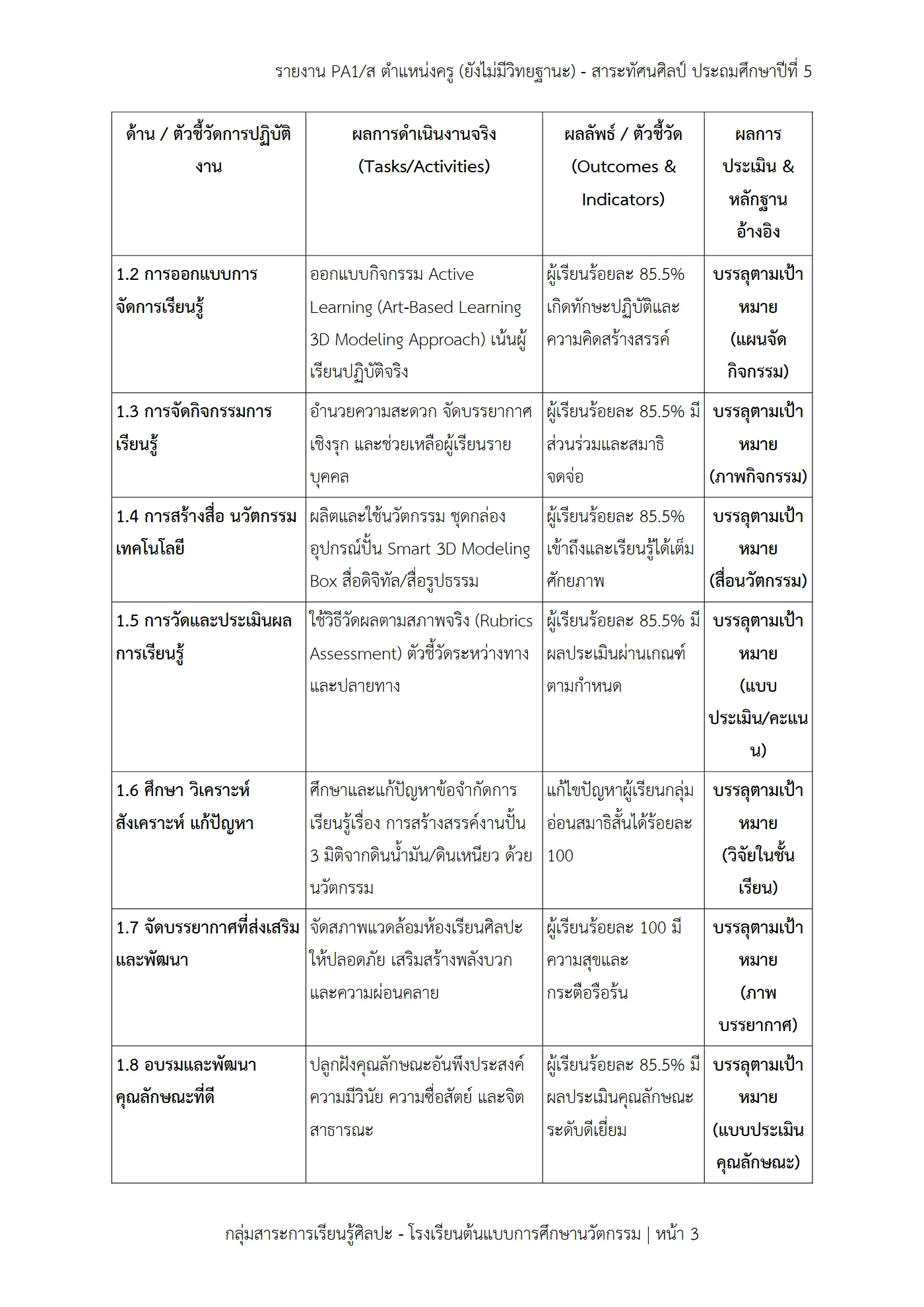 ตัวอย่างงาน หน้า 3