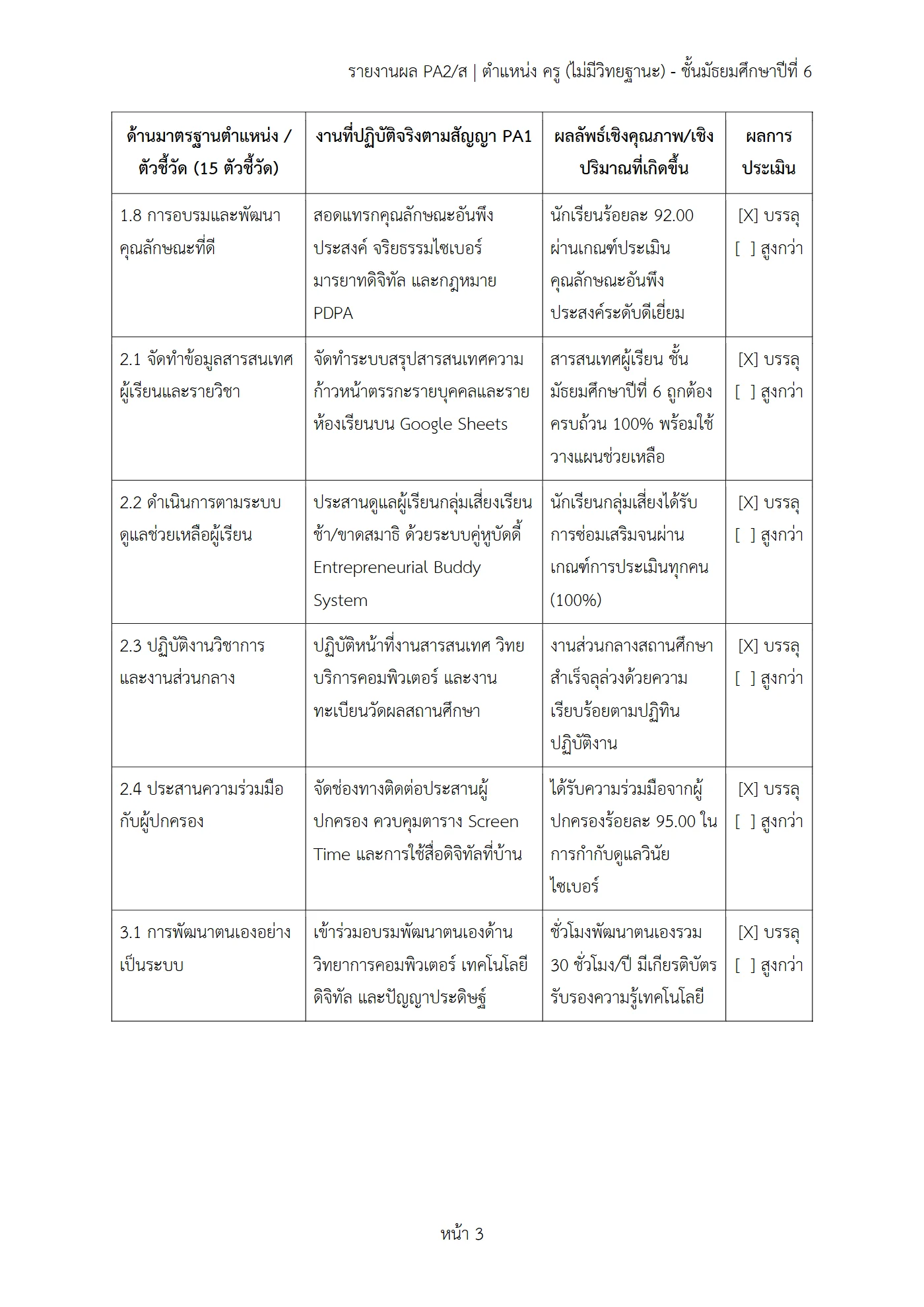 ตัวอย่างงาน หน้า 3