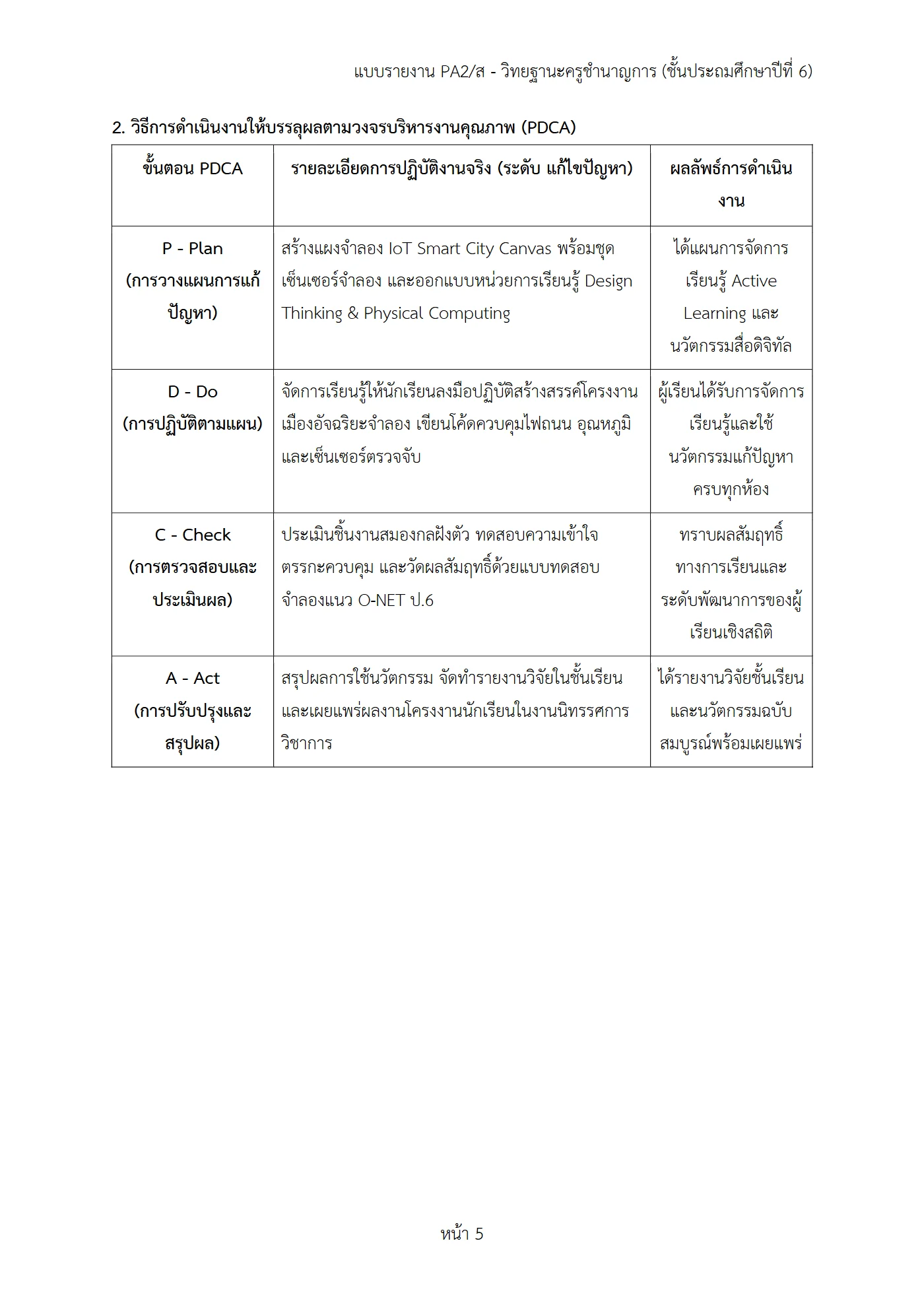 ตัวอย่างงาน หน้า 5