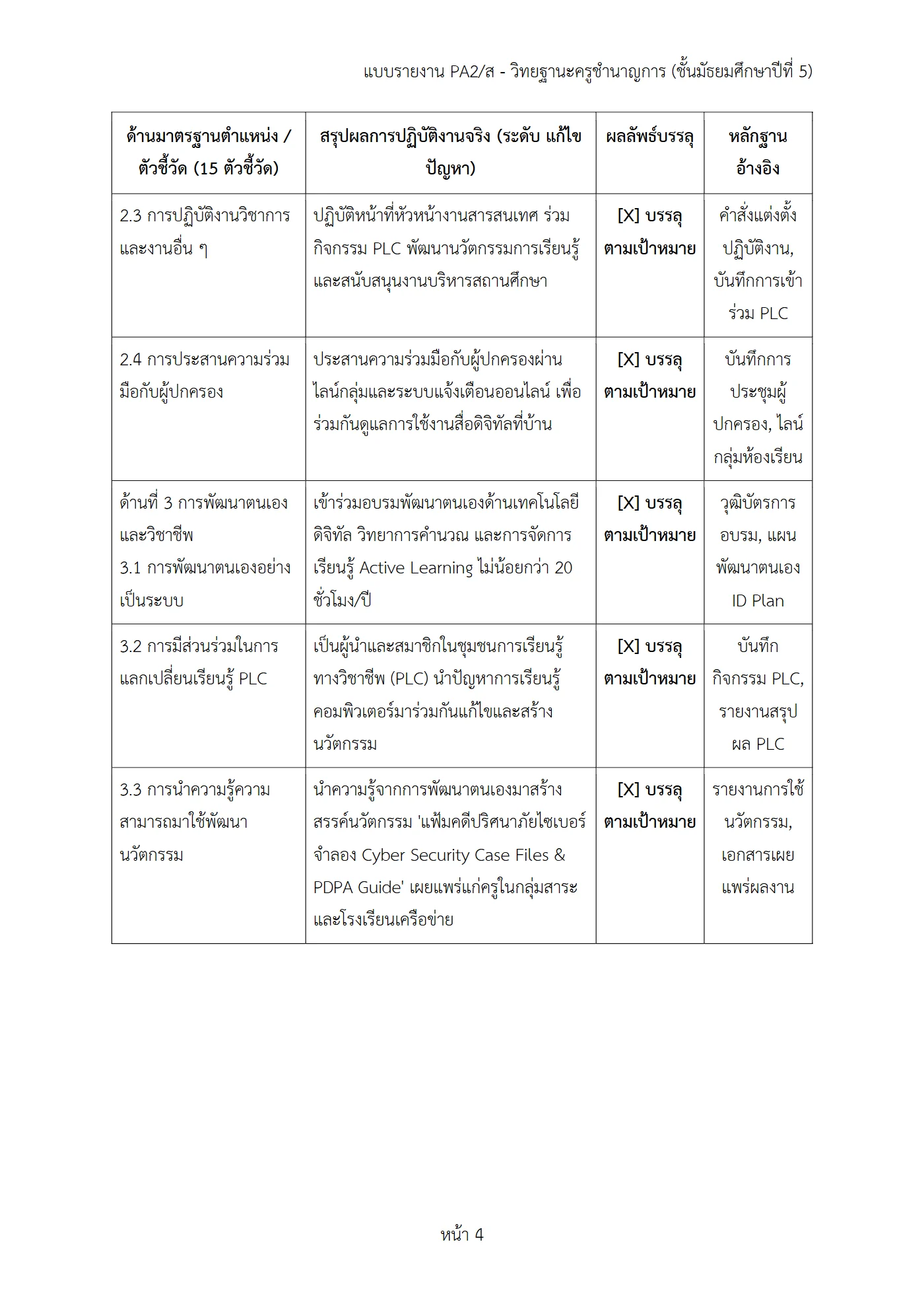 ตัวอย่างงาน หน้า 4