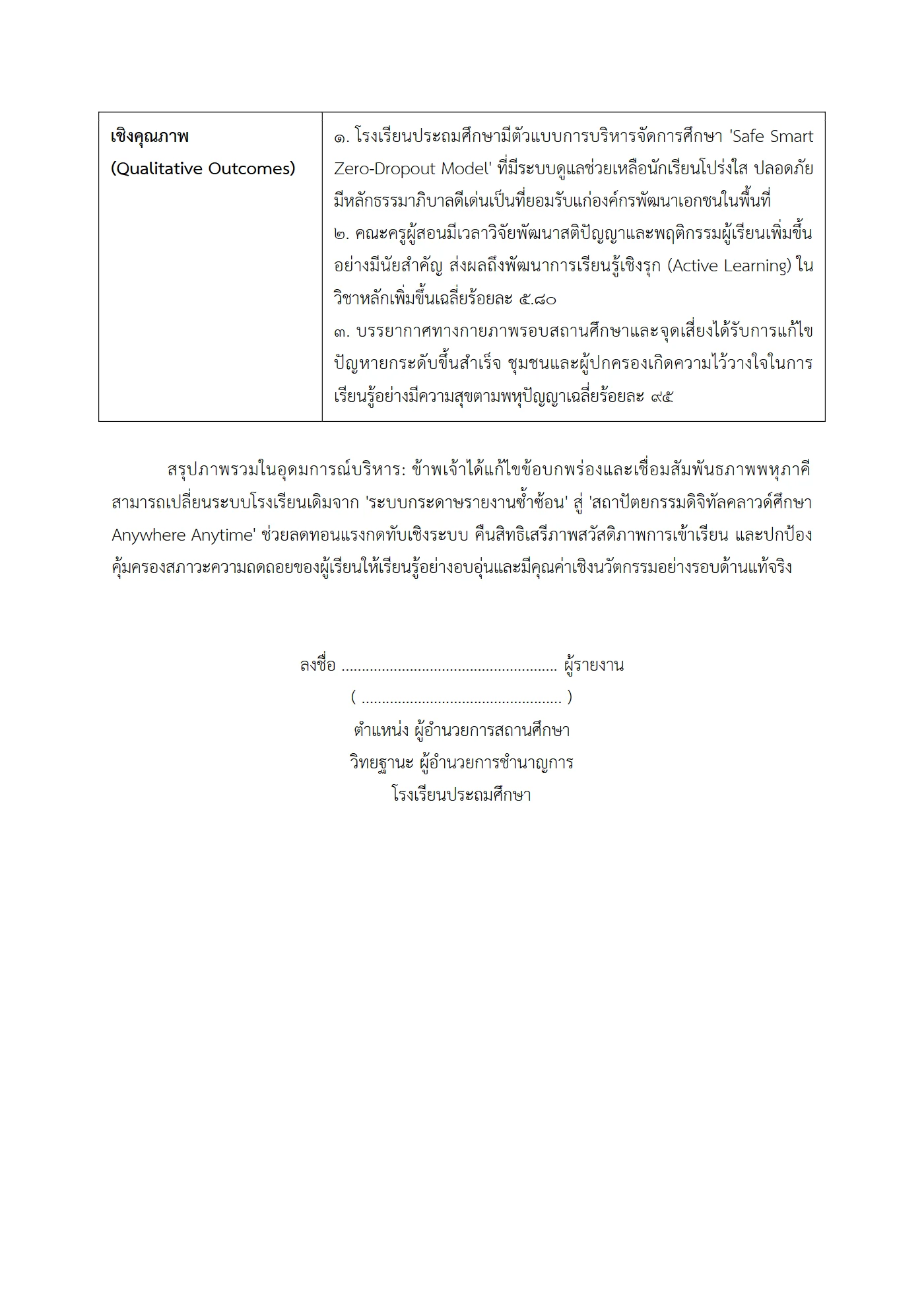 ตัวอย่าง รายงาน PA2 หน้า 11