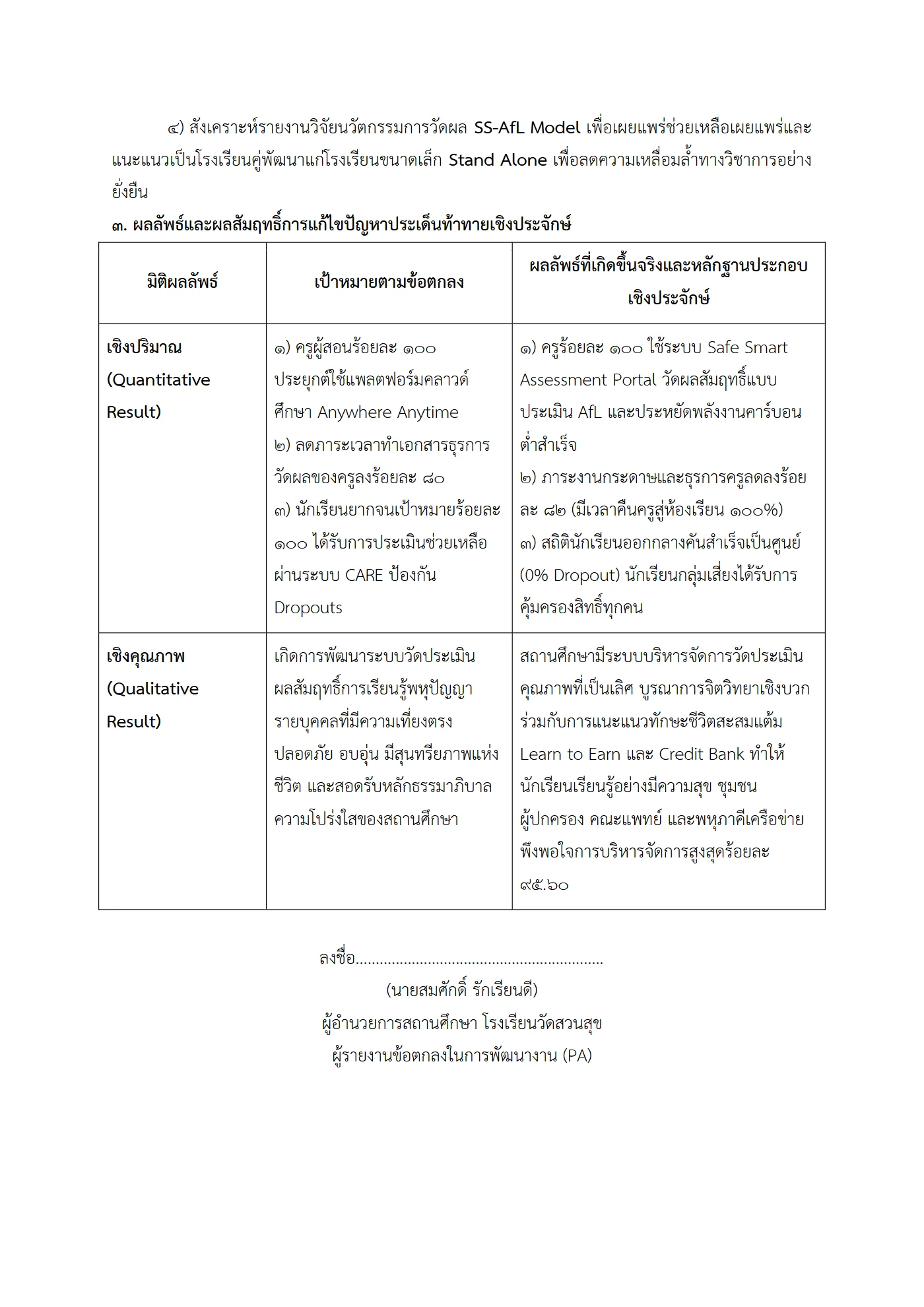 ตัวอย่าง รายงาน PA2 หน้า 7