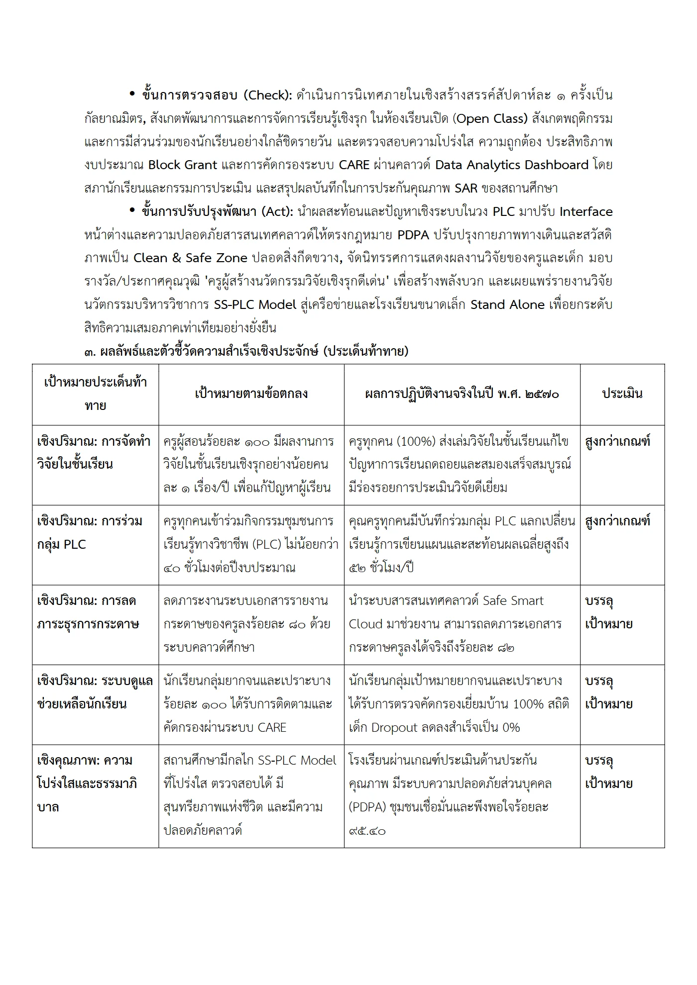 ตัวอย่าง รายงาน PA2 หน้า 7