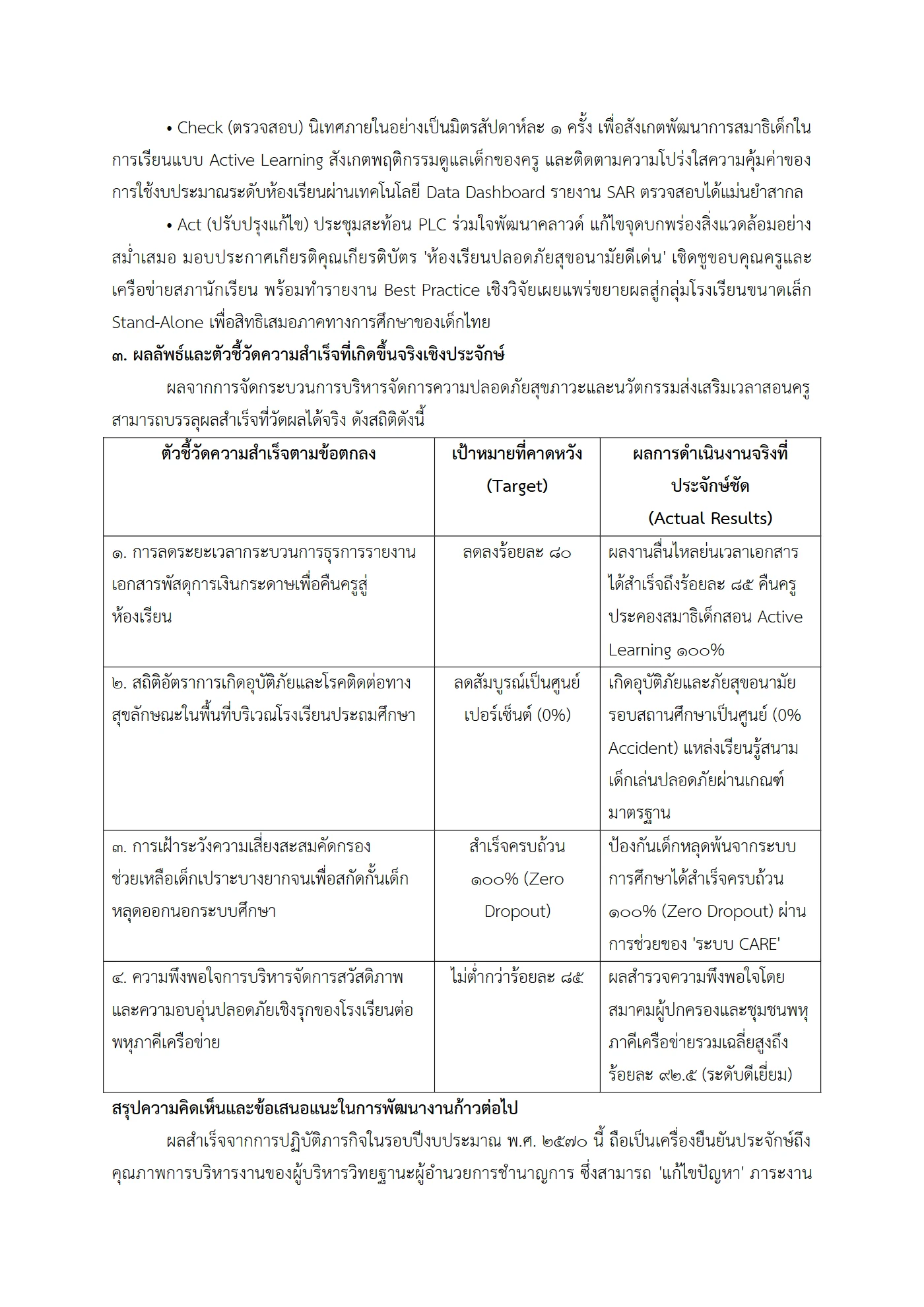 ตัวอย่าง รายงาน PA2 หน้า 6