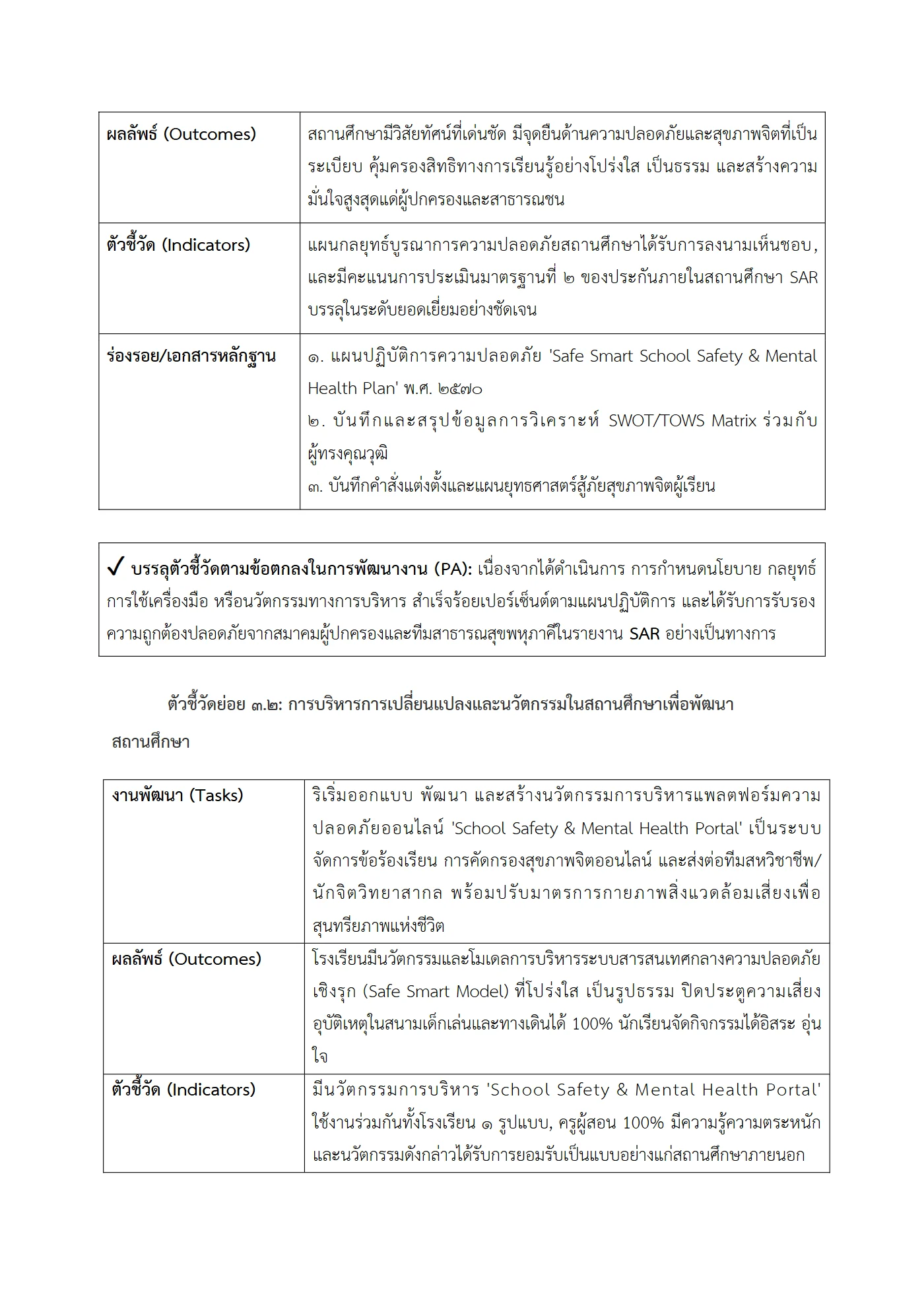 ตัวอย่าง รายงาน PA2 หน้า 12
