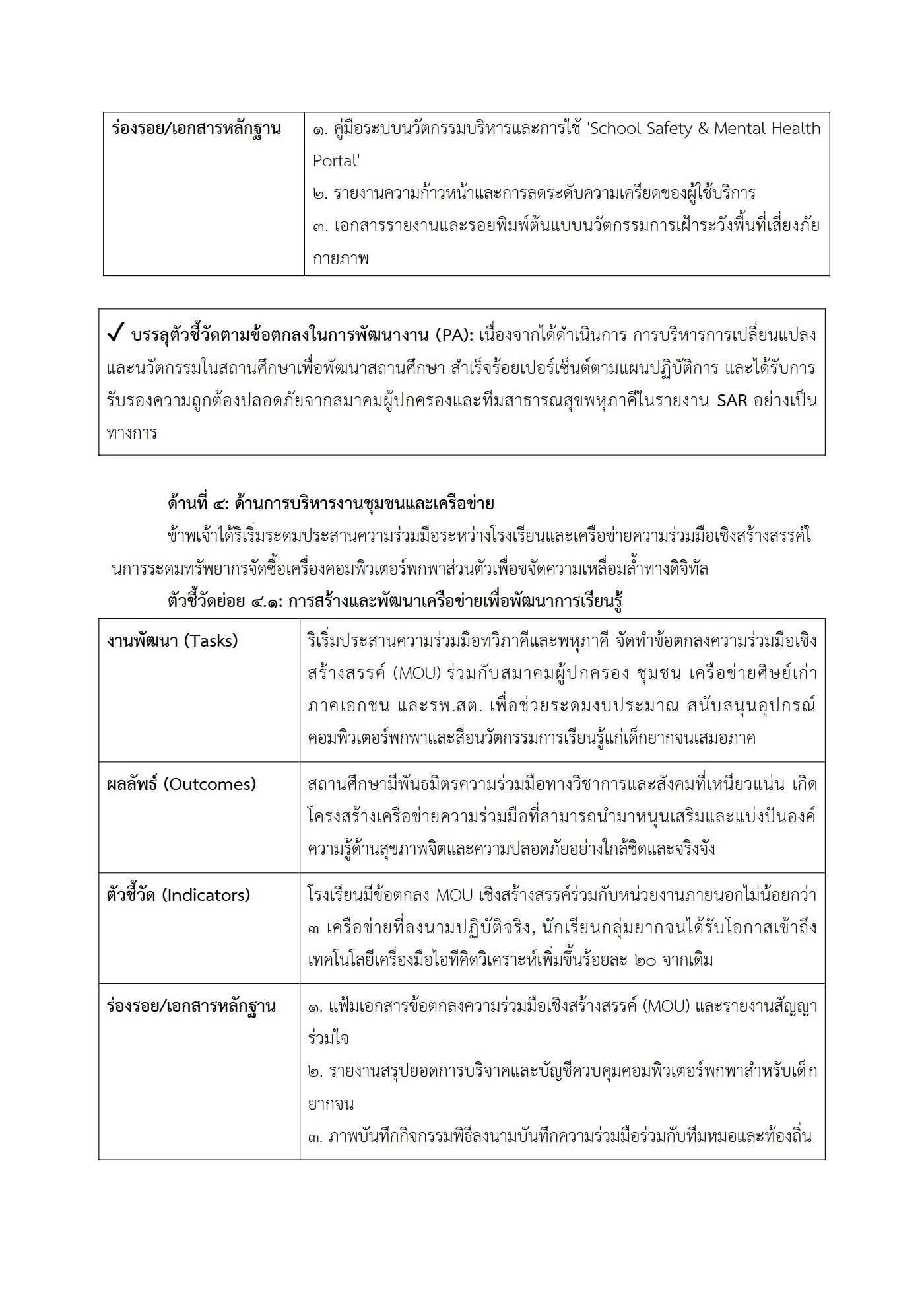 ตัวอย่าง รายงาน PA2 หน้า 13
