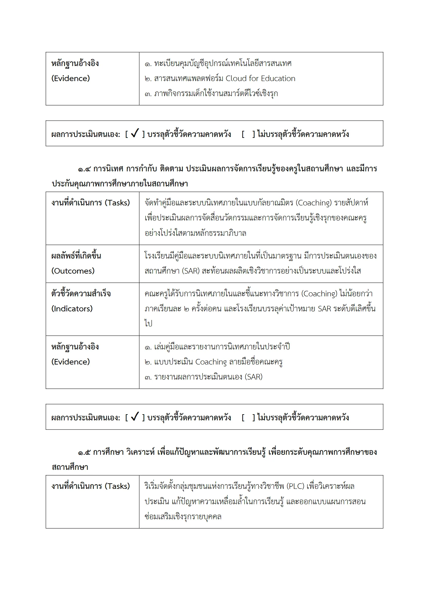 ตัวอย่าง รายงาน PA2 หน้า 4