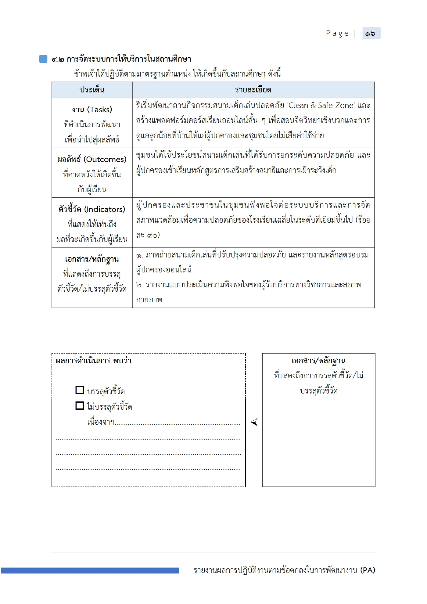 ตัวอย่าง รายงาน PA2 หน้า 17