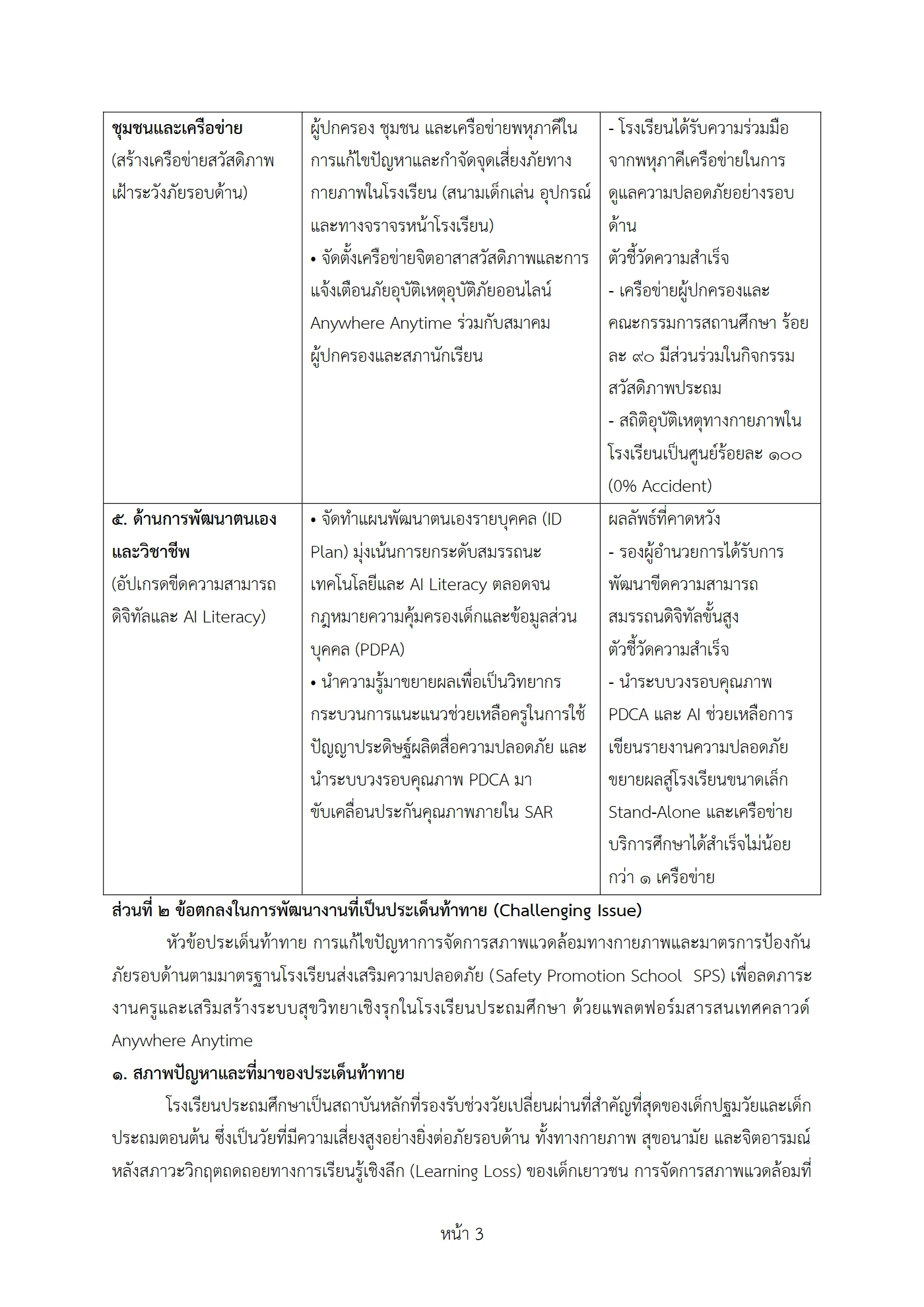 ตัวอย่าง ข้อตกลง PA1 หน้า 3